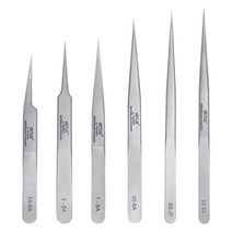 비투스 실버 핀셋 직선형 6종 속눈썹 연장재료, (SS-JP) I Shape - 141mm