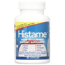 네츄럴리비타민즈 히스테임 푸드 인톨러런스 서포트 캡슐 글루텐 프리, 30개입, 1개