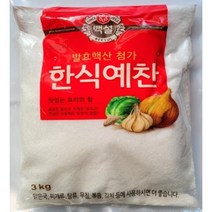 백설 한식예찬3kg 업소용미원/업소용조미료[신송유통], 4개, 3kg