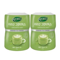 동서 리치스 지리산 그린티 믹스 550g X 2개 분말 가루 녹차