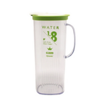 제오닉 손잡이 사각물병 2p, 그린 색상 5개, 1800ml