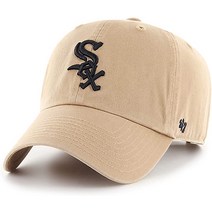 47 MLB 카키 클린업 조절식 모자 캡 성인용, [04] 시카고 화이트삭스 카키