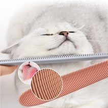 알로 그루밍 힐링 브러쉬 혓바닥 디자인 고양이 마사지 혀 골골 빗, 핑크