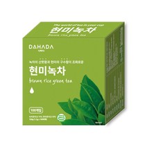 다하다 현미녹차, 100개, 1.2g
