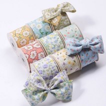 에일린리본 쥬리 원단리본 리본공예diy 포장리본 꽃집리본 포장끈, 4cm, 1마 90cm, 9#블루장미