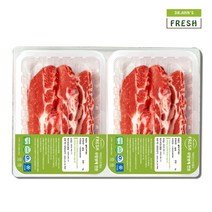 [추석 선물 세트 LA 갈비 구이용 2kg 도축 4일내 ] 닥터안스프레쉬 (냉장) 무항생제 한돈 LA 갈비 구이용, 갈비 구이용 1kg+1kg 총2kg