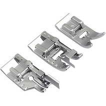 3Pcs 스티치 도랑 발 및 1/4 인치 퀼트 패치 워크 노루발 가정용 다기능 재봉틀 액세서리, [01] 3Pcs
