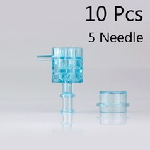 EZ 인젝터 건 세트 진공 메조테라피 키트 하이드로 리프팅 음압 나노 마이크로 크리스탈 주입 기계, [01] 10pcs 5 needle