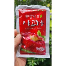 산지직송 영주사과즙 사과주스 풋사과즙, 홍로 풋사과즙120ml50포, 120ml