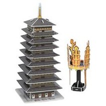 입체퍼즐 신라금관과 황룡사구층목탑, 상세 설명 참조