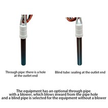 펠렛난로 블랙 세라믹 점화기 가열 튜브 플러그 펠릿 스토브 220V 350W 10.5*6*100mm, 06 C Through 100mm