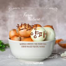 [팜네이처] 건강하고 깨끗한 친환경 양파, 깐양파 2입