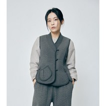 기모 누빔 조끼