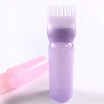 염색빗 염색컵 염색바리깡 칠하는염색약 손쉬운 브러쉬 염색약통 염색솔 염색붓 파마약 미용실 염색약 머리 장갑 셀프 도구 팔레트 브러쉬통 일체형, 1개