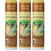 뱃저 코코아 버터 립 밤 7g, 3개, Creamy Cocoa