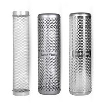 난로 연통 보호망 65mm 90mm 110mm 125mm 150mm 스텐 철 크롬 도금 메쉬 펠렛 화목 연탄 난로 안전망, 고급형 90mm