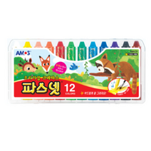 아모스 파스넷 크레파스, 12색, 4개