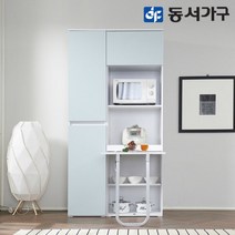 동서가구 피츠 델라벨 2000 좌측 수납장 렌지대 세트 PON005, 단품