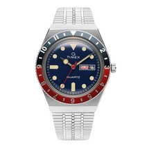 [타이맥스] TW2T80700 큐 QTIMEX 펩시 복각판 레트로 남성 메탈시계