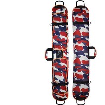 스노우 웨이크 보드 데크 세트 catazer 135-155cm ski bag snowboard bag veneer board cover snow ski bag anti-rust, 주황색