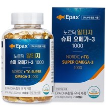 EPAX 노르딕 알티지 슈퍼 오메가-3 1000 180캡슐, 단품