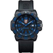 루미녹스 남성용 시계 에보 네이비 씰 컬러마크 블랙 블루 XS.3053 시리즈 카본 케이스