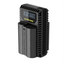카메라 충전기 nitecore unk1 usb 듀얼 슬롯 니콘 배터리 en-el14 en-el14a en-el15 d750 d810 d610 df d7100 d7000 d600, 없음