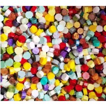 양초만들기 향초 캔들만들기 500g 레트로 팔각형 씰링 왁스 페인트 과립 DIY 선물 상자 결혼식 초대장 사무, 21 Color mixing