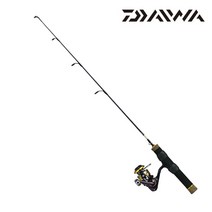 다이와 MC750M 낚시대+릴 방파제 구멍치기 송어 얼음낚시대 아이스로드세트, 750 M(블랙)