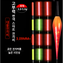 JM 굵은 찌톱 대물 고부력 변색 스마트 전자찌 민물찌, JM24(부력 5.0g)