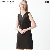 보니알렉스 보니알렉스(BONNIE ALEX) 미니멀 버트닝 린넨 원피스 (택가격:49000원)