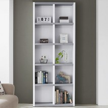 라벨라F 루티레 810 5단 오픈형 책장, 색상:메이플화이트