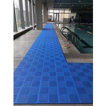 미끄럼방지매트 수영장 목욕탕 화장실 찜질방 배수판, 25x25cm 10장 레이크 블루