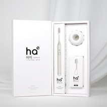 [하이] 음파 전동칫솔 선물세트 화이트+그린_휴대용 슬림 가벼운 음파 부드러운 칫솔 MAD, 상세 설명 참조