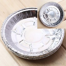 리시안제이 14CM 캠핑용 은박접시 10개입 알루미늄호일접시 알루미늄접시