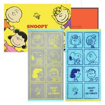 송월타올 스누피 카툰 수건 4장 선물세트(스누피박스 쇼핑백), 회색