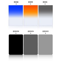 카메라 필터 Grad GND8 ND4 ND2 Z 시리즈 100x150mm 소프트 스퀘어 Lee 및 Cokin Z-Pro 홀더용 Graduated N, 08 Grad GND8