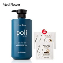 메디플라워 대용량 에트투스 폴리 샴푸 베이비 파우더 1000ml+헤어팩샘플5매, 없음