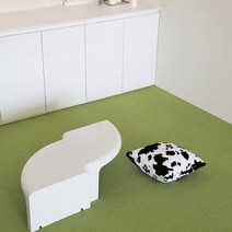 친환경 방염 타일 카페트 실내 침실 바닥 현관 셀프 방음 타일 50X50, 라이트블루