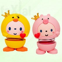 패시얼 모쿄 오리지널 Ver. 노호혼 차량용 피규어, 하트피그 + 하트페페