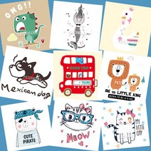 다이찌몰 깜찍발랄 캐릭터 전사지 의류 열 전사필름, 101번 우주인, 1개