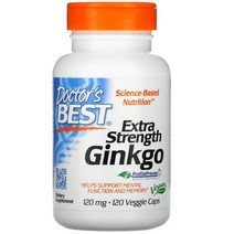 닥터스베스트 엑스트라 스트렝스 징코 120mg 베지 캡, 120정, 3개