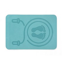 실내자전거매트 점프 매트 운동 버퍼 음소거 홈 체육관 바닥재 충격 흡수 피트니스 패드 미끄럼 방지 장비, 01 Blue