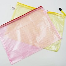 투명 PVC 메쉬 방수파우치 지퍼백