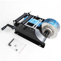 반자동 라벨 부착 마킹기 병 캔 스티커 부착기계 원형, ZS-50P 푸시다운 핸들포함 (폭150이하)