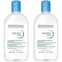 일본직발송 6. 바이오더마(BIODERMA) 【세트】바이오더마 BIODERMA 하이드라비오 H2O 500mL 2개 세트 [병, One Size_One Color, One Size_One Color, 상세 설명 참조0