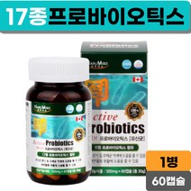액티브 프로바이오틱스 500mg x 60캡슐 100억CFU함유 락토바실러스 루테리 장건강