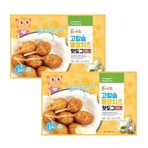 풀무원 고칼슘 몽땅 치즈 핫도그 미니 900g 2개