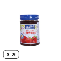 마인탈 설탕을 넣지 않은 유기농 딸기잼, 200g, 5개