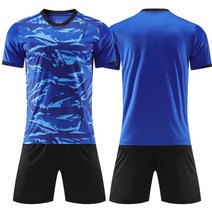 골키퍼 유니폼 남자 성인 축구 축구 훈련 의류 세트 반팔 축구 탑과 반바지